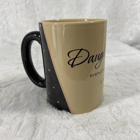 Carson Heart to Heart Mug Daughter Everything I Love Coffee Tea Cup 14oz - Picture 4 of 9